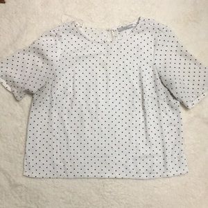 Dalia Black and white Polk-a-dot shirt